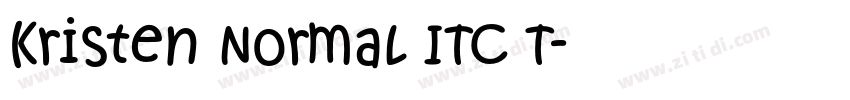 Kristen Normal ITC T字体转换